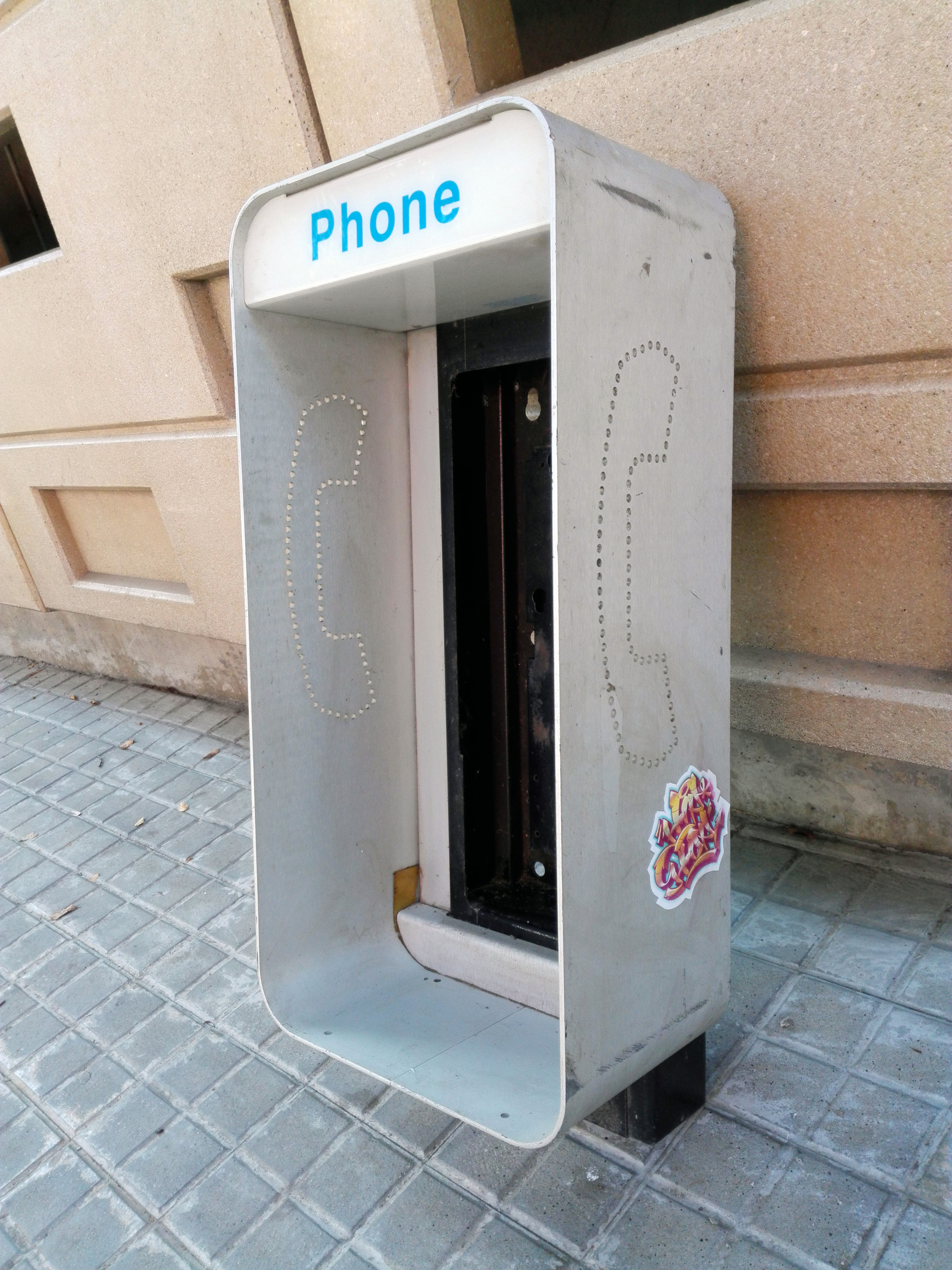 cabina telefono publico america eeuu metal telefono 54x20 75-85x36.5x24-30 (45eu.) 1u